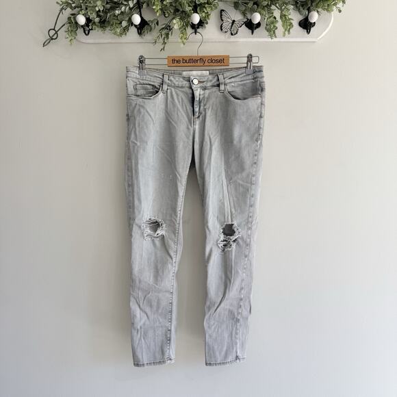 IRO faded Distressed mid rise Jeans 31 Cortez KS boho grunge - Picture 1 of 5